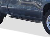 Carbon Steel Both Sides Running Board-A Series Chevy Silverado 1500\Chevy Silverado 2500\Chevy Silverado 3500\GMC Sierra 1500\GMC Sierra 2500\GMC Sierra 3500 WB03ABI5M