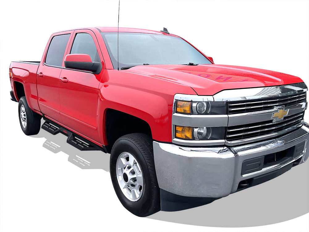 Carbon Steel Both Sides Nerf Bar DS Chevy Sierra 1500\Chevy Sierra 1500 Limited\Chevy Sierra 2500 HD\Chevy Sierra 3500 HD\Chevy Silverado 1500\Chevy Silverado 1500 LD\Chevy Silverado 2500 HD\Chevy Silverado 3500 HD WB03DAI5B