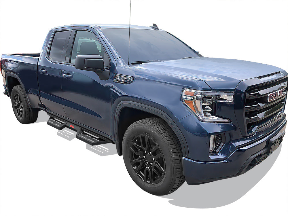 Carbon Steel Both Sides Nerf Bar DS Chevy Silverado 1500\Chevy Silverado 2500\Chevy Silverado 3500\GMC Sierra 1500\GMC Sierra 2500\GMC Sierra 3500 WB03DBI5B
