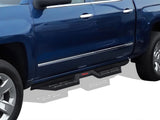 Carbon Steel Both Sides Nerf Bar DS 2007-2018 Chevy Silverado/ GMC Sierra 1500 Crew Cab\ 2007-2019 Chevy Silverado/ GMC Sierra 2500 HD/3500 HD Crew Cab\ (Incl. Diesel Models With DEF Tanks\ Not for 2007 Classic Model) WB03DJG1B