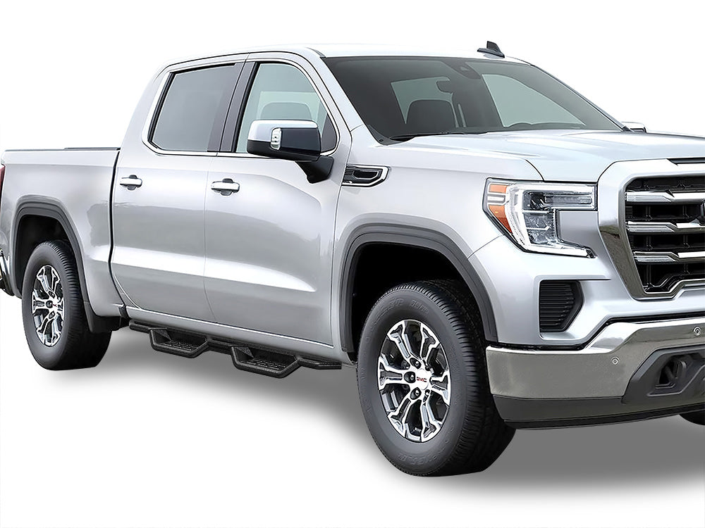 Carbon Steel Both Sides Nerf Bar Chevy Silverado 1500\Chevy Silverado 2500\Chevy Silverado 3500\GMC Sierra 1500\GMC Sierra 2500\GMC Sierra 3500 WB03NAG1B