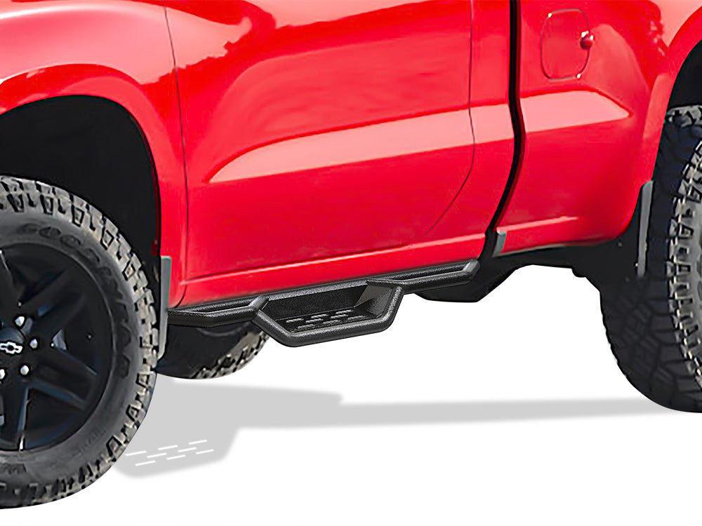 Carbon Steel Both Sides Nerf Bar Chevy Silverado 1500\Chevy Silverado 2500\Chevy Silverado 3500\GMC Sierra 1500\GMC Sierra 2500\GMC Sierra 3500 WB03NBI6B