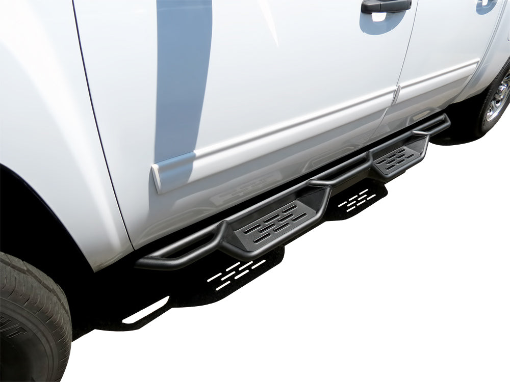 Carbon Steel Both Sides Nerf Bar 2007-2018 Chevy Silverado/ GMC Sierra 1500 Crew Cab\ 2007-2019 Chevy Silverado/ GMC Sierra 2500 HD/3500 HD Crew Cab\ (Incl. Diesel Models With DEF Tanks\ Not for 2007 Classic Model) WB03NJG1B