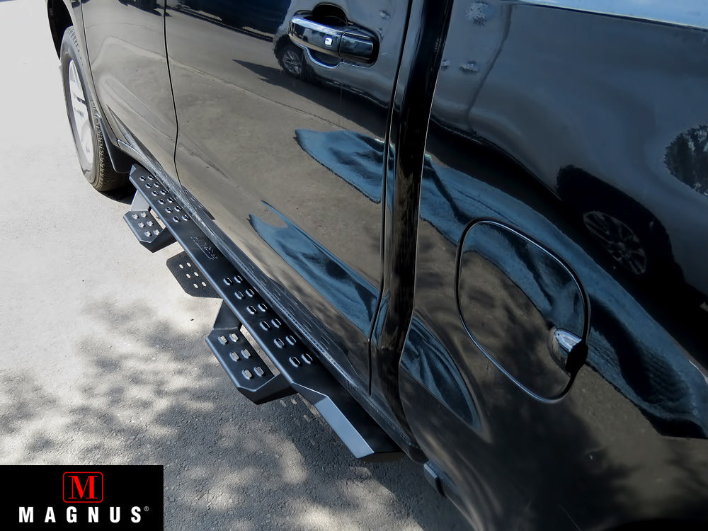 Carbon Steel Both Sides Nerf Bar RS Chevy Silverado 1500\Chevy Silverado 2500\Chevy Silverado 3500\GMC Sierra 1500\GMC Sierra 2500\GMC Sierra 3500 WB03RAG1B