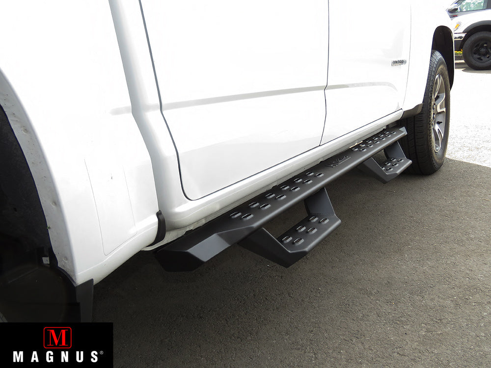 Carbon Steel Both Sides Nerf Bar RS 2015-2026 Chevy Colorado Crew Cab\ 2015-2026 GMC Canyon Crew Cab WB03RAI7B