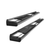 Stainless Steel + PE Step Area Both Sides Running Board-S Series 2015-2022 Chevrolet Colorado Extended Cab\ 2015-2022 GMC Canyon Extended Cab WB03SAI8S