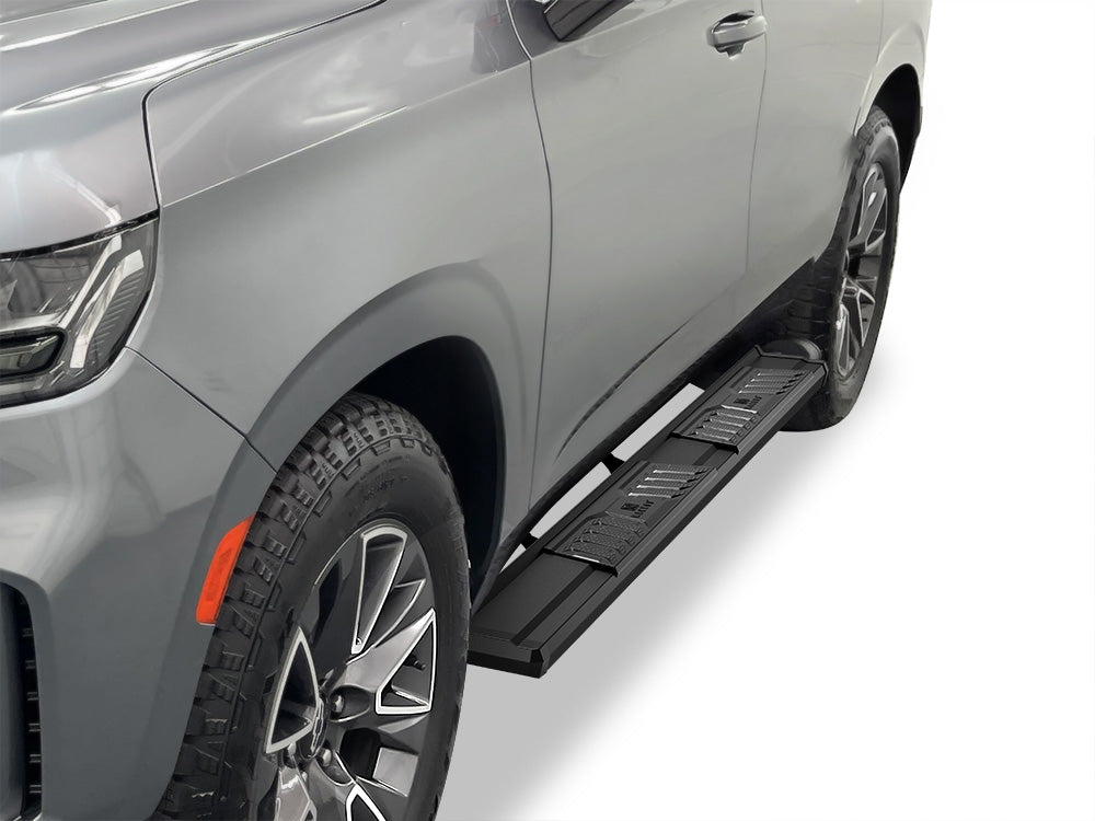 Carbon Steel + PE Step Area Both Sides Running Board-S Series 2021-2026 Chevy Suburban WB03SBB2B