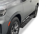 Carbon Steel + PE Step Area Both Sides Running Board-S Series 2021-2026 Chevy Suburban WB03SBB2B