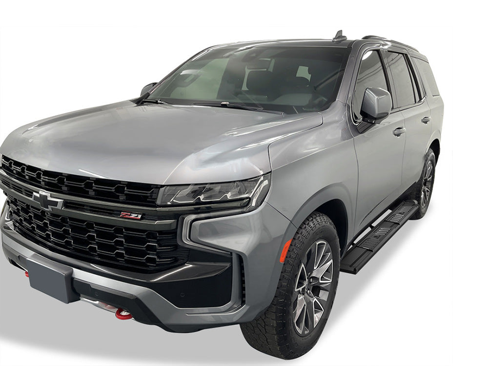 Carbon Steel + PE Step Area Both Sides Running Board-S Series 2021-2026 Chevy Suburban WB03SBB2B