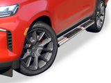 Stainless Steel + PE Step Area Both Sides Running Board-S Series 2021-2026 Chevy Suburban WB03SBB2S