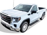 Carbon Steel + PE Step Area Both Sides Running Board-S Series Chevy Silverado 1500\Chevy Silverado 2500\Chevy Silverado 3500\GMC Sierra 1500\GMC Sierra 2500\GMC Sierra 3500 WB03SBI6B