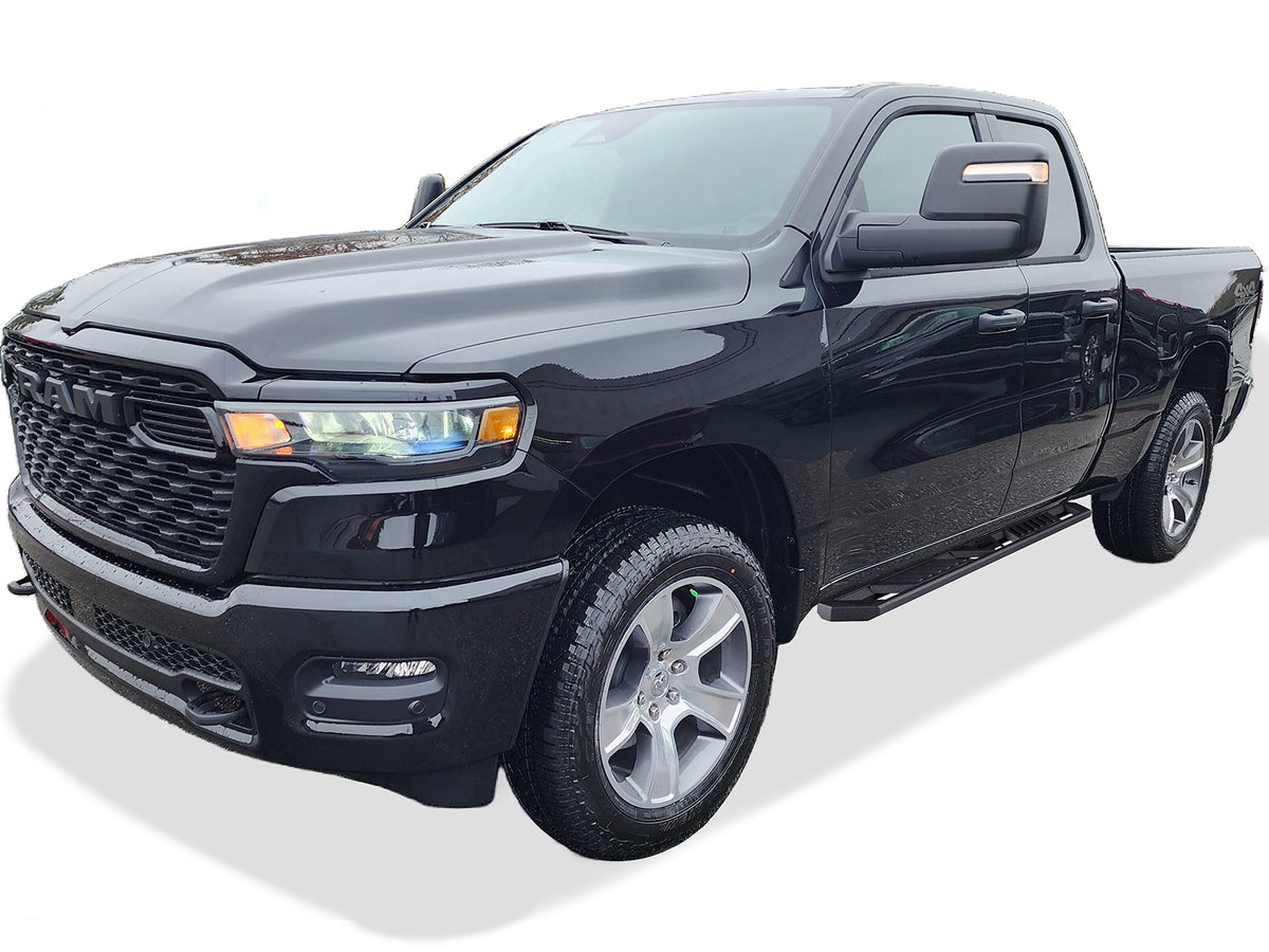 Carbon Steel Both Sides Running Board-A Series 2019-2026 Ram 1500 Quad Cab (Excl. 2019-2024 Ram 1500 Classic) WB04AAE9M