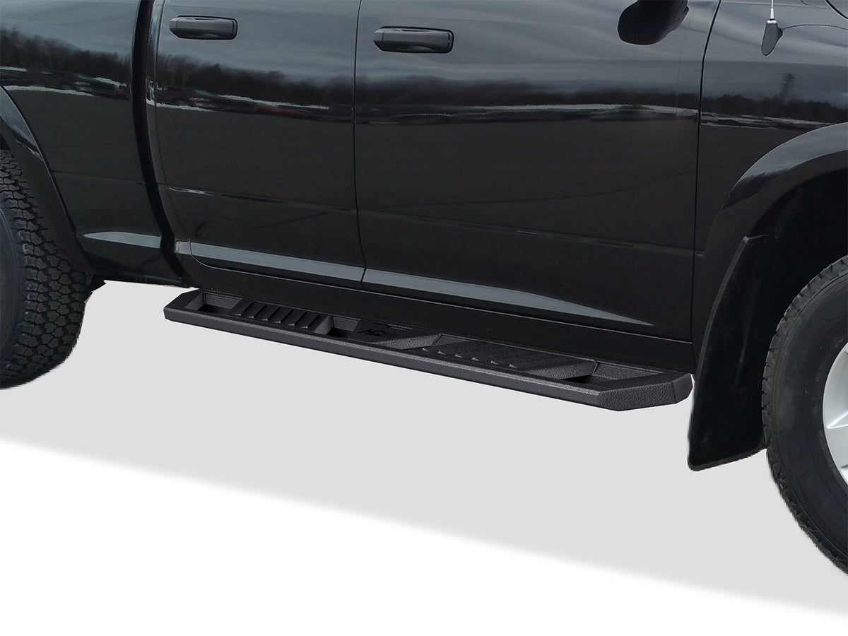 Carbon Steel Both Sides Running Board-A Series 2009-2018 Dodge Ram 1500 Quad Cab (Incl. 2019-2024 Ram 1500 Classic) WB04AAG9M