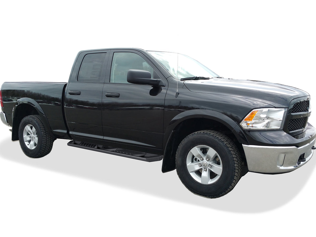 Carbon Steel Both Sides Running Board-A Series 2009-2018 Dodge Ram 1500 Quad Cab (Incl. 2019-2024 Ram 1500 Classic) WB04AAG9M