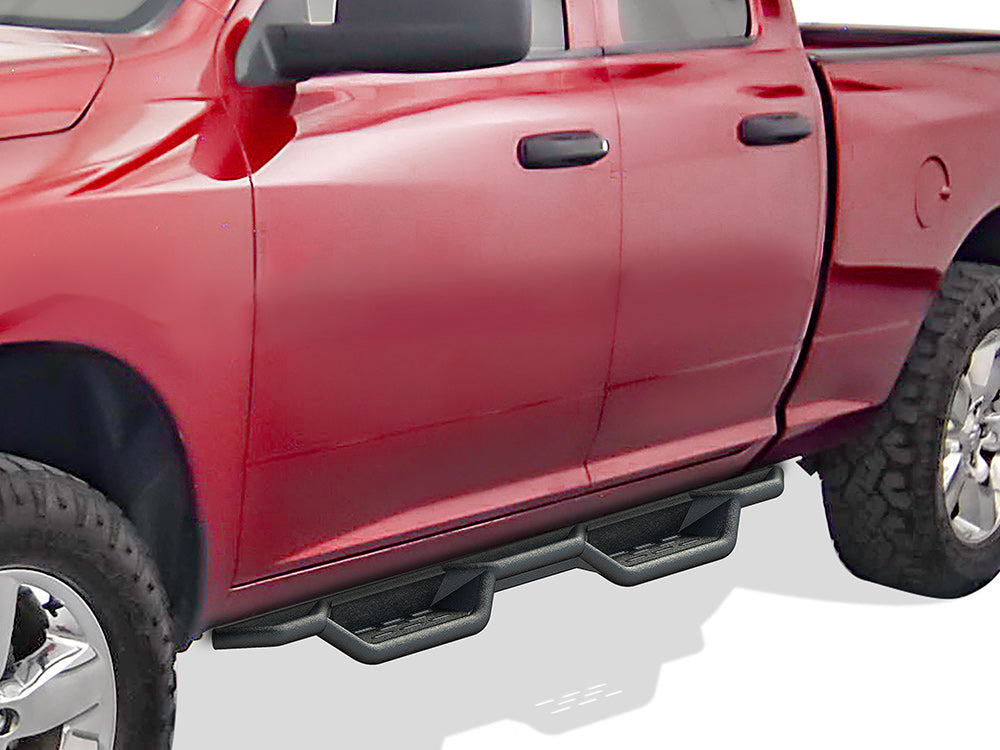 Carbon Steel Both Sides Nerf Bar 2009-2018 Dodge Ram 1500 Quad Cab (Incl. 2019-2024 RAM 1500 Classic) WB04NAG9B