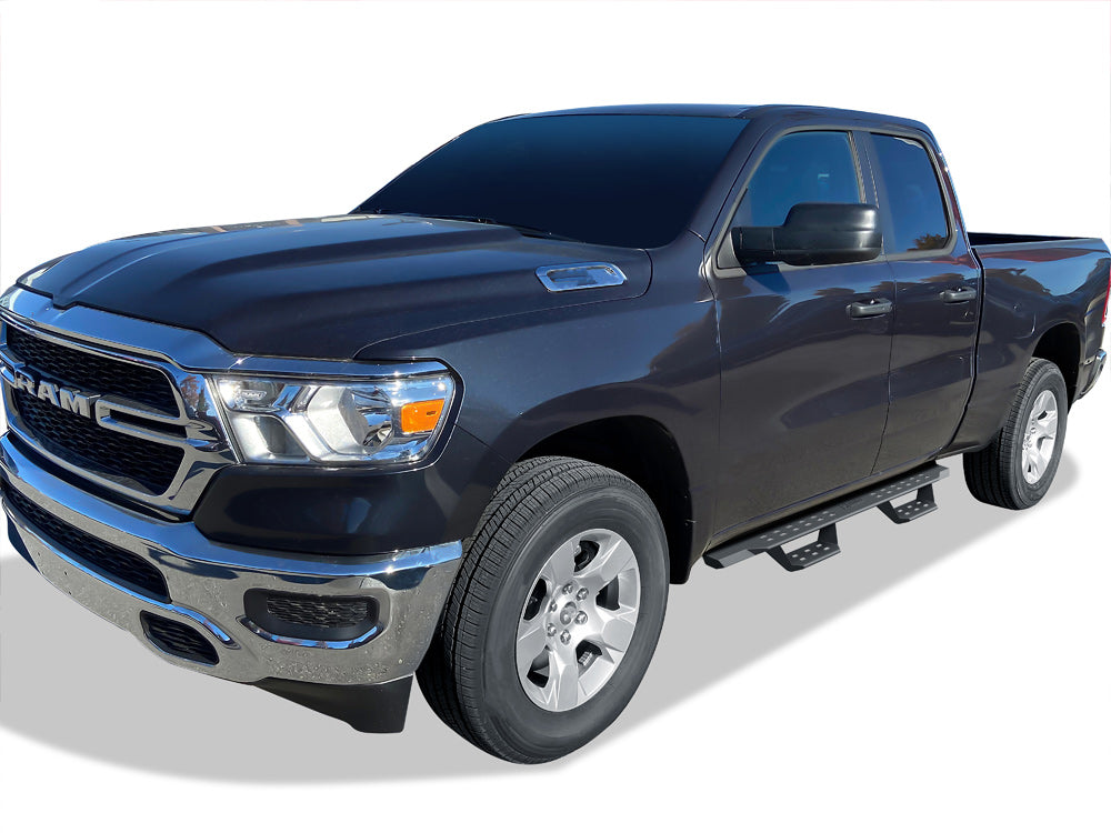 Carbon Steel Both Sides Nerf Bar RS 2019-2026 Ram 1500 Quad Cab (Excl. 2019-2024 Ram 1500 Classic) WB04RAE9B