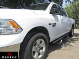 Carbon Steel Both Sides Nerf Bar RS 2009-2018 Dodge Ram 1500 Crew Cab (Incl. 2019-2024 Ram 1500 Classic)\ 2010-2026 Dodge RAM 2500/3500/4500/5500 Crew Cab\ (Excl. Chassis Cab With Diesel Models) WB04RBJ8B