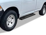 Carbon Steel + PE Step Area Both Sides Running Board-S Series 2009-2018 Dodge Ram 1500 Regular Cab (Incl. 2019-2024 Ram 1500 Classic)\ 2010-2026 Dodge Ram 2500/3500/4500/5500 Regular Cab\ (Exclude Chassis Cab Diesel Models) WB04SAG8B