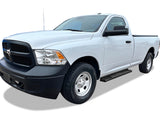 Carbon Steel + PE Step Area Both Sides Running Board-S Series 2009-2018 Dodge Ram 1500 Regular Cab (Incl. 2019-2024 Ram 1500 Classic)\ 2010-2026 Dodge Ram 2500/3500/4500/5500 Regular Cab\ (Exclude Chassis Cab Diesel Models) WB04SAG8B
