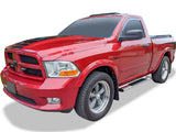 Stainless Steel + PE Step Area Both Sides Running Board-S Series 2009-2018 Dodge Ram 1500 Regular Cab (Incl. 2019-2024 Ram 1500 Classic)\ 2010-2026 Dodge Ram 2500/3500/4500/5500 Regular Cab\ (Exclude Chassis Cab Diesel Models) WB04SAG8S