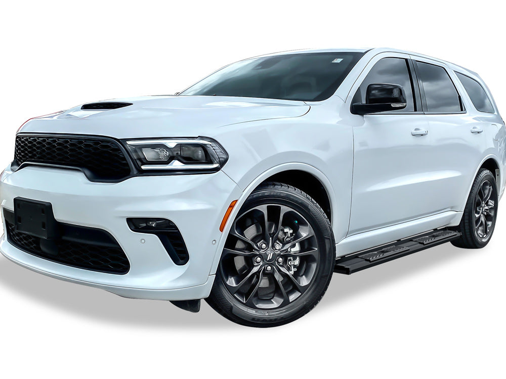 Carbon Steel + PE Step Area Both Sides Running Board-S Series 2011-2026 Dodge Durango 4-Door\  Excl. R/T, GT, GT Plus and SRT Models WB04SBE2B