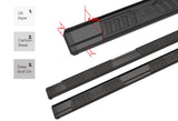 Carbon Steel + PE Step Area Both Sides Running Board-S Series 2009-2018 Dodge Ram 1500 Crew Cab (Incl. 2019-2024 Ram 1500 Classic)\ 2010-2026 Dodge RAM 2500/3500/4500/5500 Crew Cab\ (Excl. Chassis Cab With Diesel Models) WB04SBJ8B