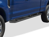 Carbon Steel Both Sides Running Board-A Series 2015-2026 Ford F-150 SuperCrew Cab\ 2022-2026 Ford F-150 Lightning SuperCrew Cab\ 2017-2026 Ford F-250/F-350 /F-450/F-550 Super Duty Crew Cab WB06AAG5M