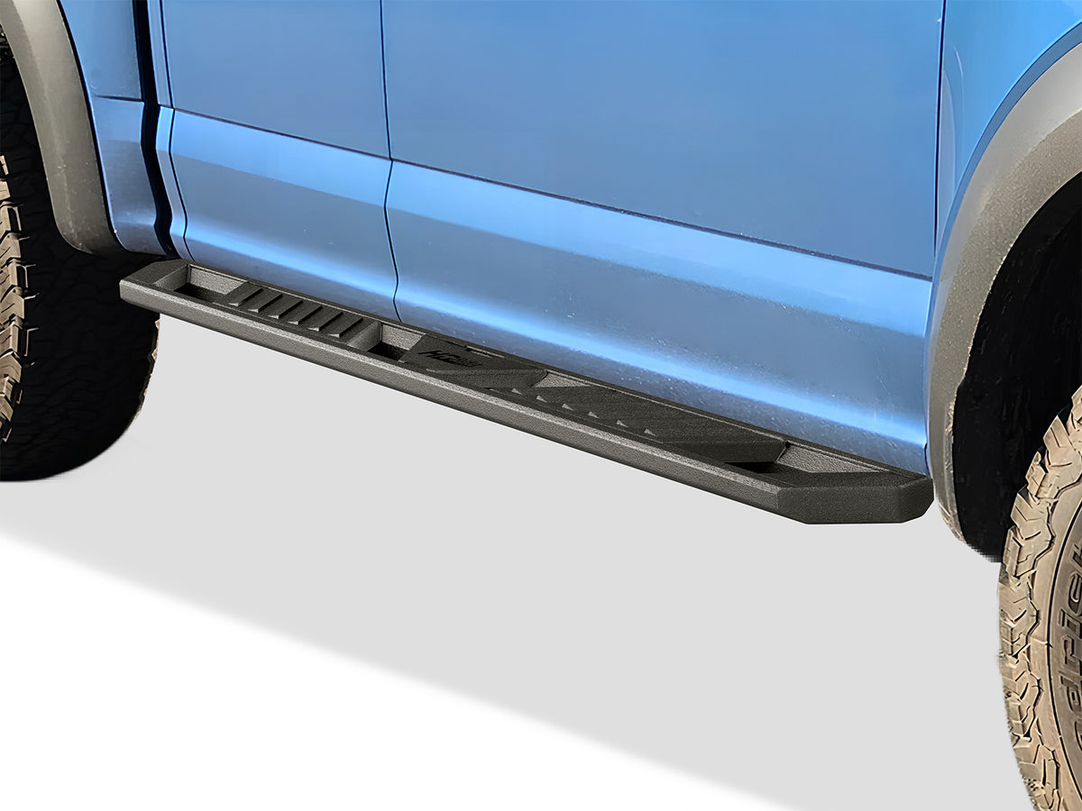 Carbon Steel Both Sides Running Board-A Series 2015-2026 Ford F-150 Super Cab\ 2017-2026 Ford F-250/F-350/F-450/F-550 Super Duty Super Cab WB06AAH8M