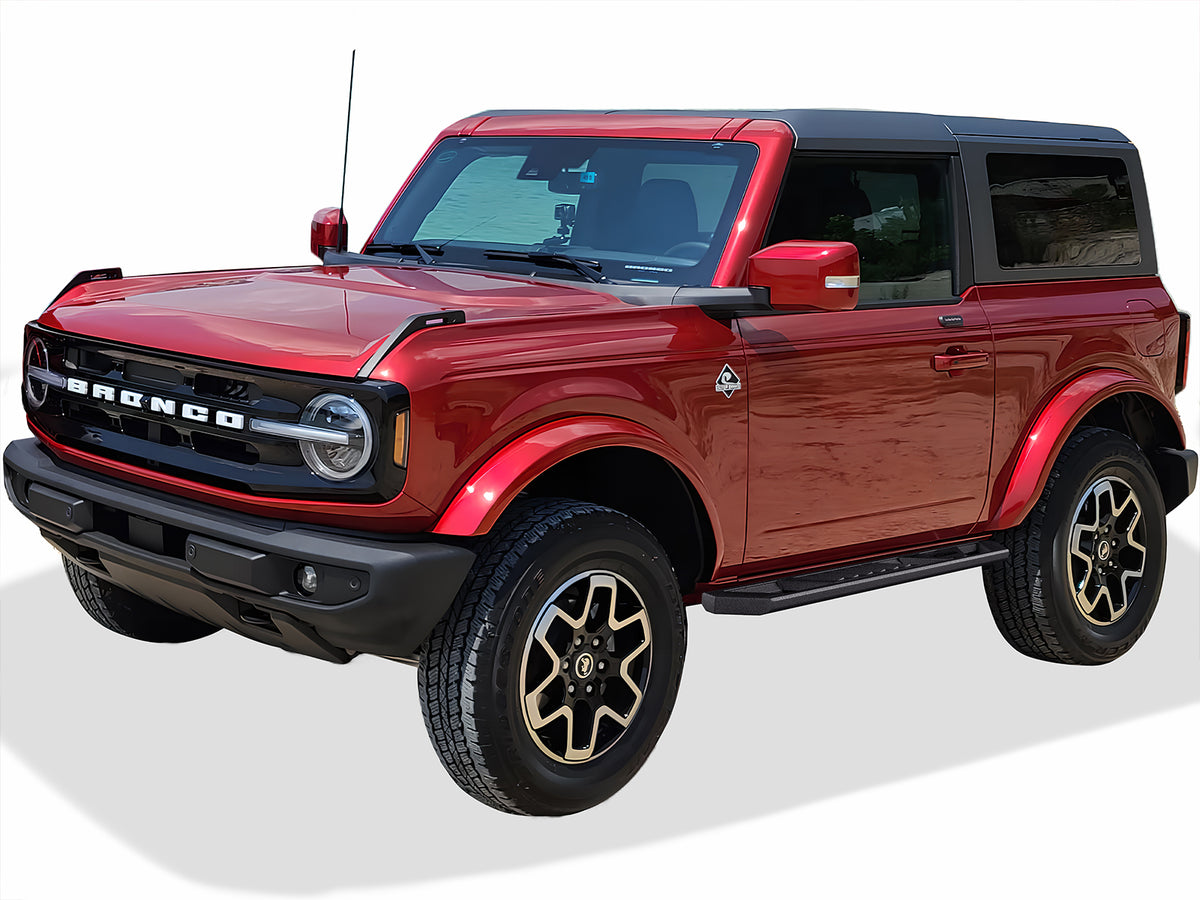 Carbon Steel Both Sides Running Board-A Series 2021-2026 Ford Bronco 2-Door WB06ACA2M