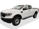 Carbon Steel Both Sides Running Board-A Series 2019-2023 Ford Ranger Super Cab (With 2 Full Size Doors and 2 Suicide Doors) WB06ACA3M