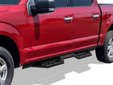 Carbon Steel Both Sides Nerf Bar DS 2015-2026 Ford F-150 SuperCrew Cab\ 2022-2026 Ford F-150 Lightning SuperCrew Cab\ 2017-2026 Ford F-250/F-350 /F-450/F-550 Super Duty Crew Cab WB06DAG5B