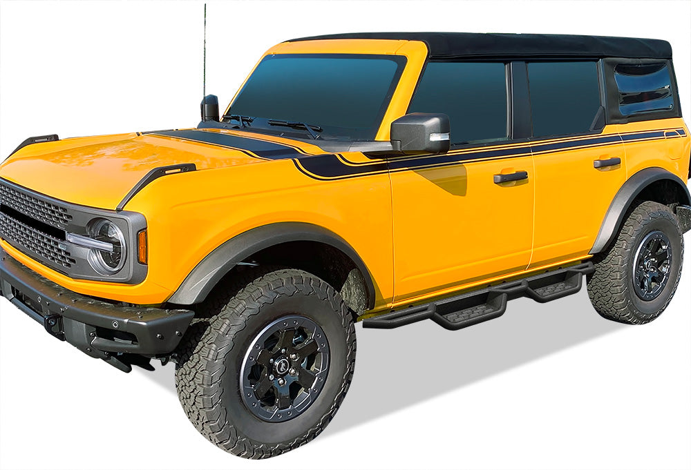Carbon Steel Both Sides Nerf Bar 2021-2026 Ford Bronco 4-Door WB06NCA1M