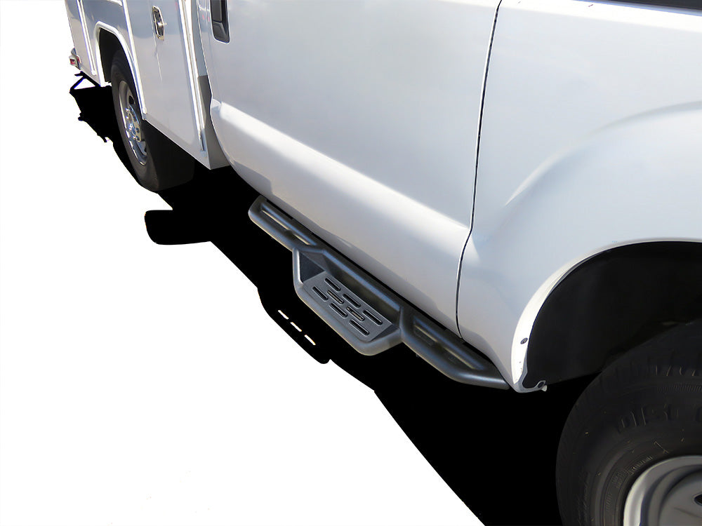 Carbon Steel Both Sides Nerf Bar 1999-2016 Ford F-250/F-350/F-450/F-550 Super Duty Regular Cab WB06NJA0B