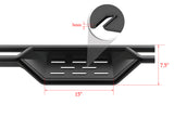 Carbon Steel Both Sides Nerf Bar 1999-2016 Ford F-250/F-350/F-450/F-550 Super Duty Regular Cab WB06NJA0B