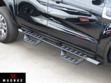 Carbon Steel Both Sides Nerf Bar RS 2019-2026 Ford Ranger Super Crew Cab\ 4-Door WB06RBC9B