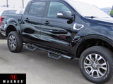 Carbon Steel Both Sides Nerf Bar RS 2019-2026 Ford Ranger Super Crew Cab\ 4-Door WB06RBC9B