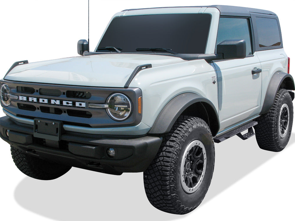 Carbon Steel Both Sides Nerf Bar RS 2021-2026 Ford Bronco 2-Door WB06RCA2B