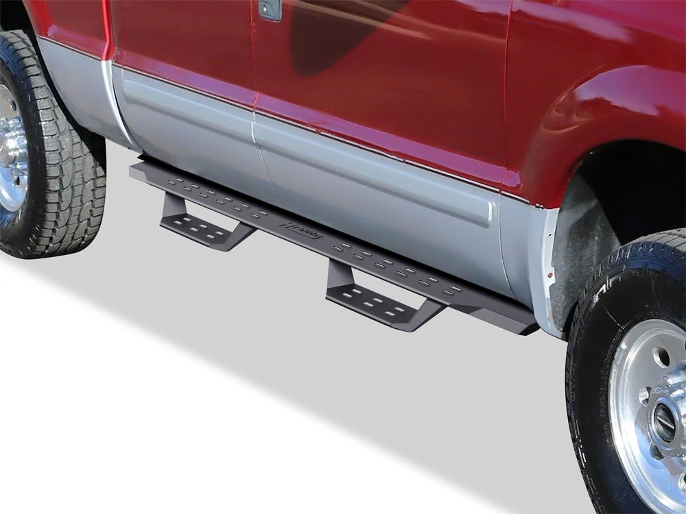 Carbon Steel Both Sides Nerf Bar RS 1999-2016 Ford F-250/F-350/F-450/F-550 Super Duty Crew Cab WB06RJA1B