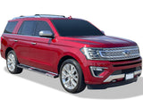 Stainless Steel + PE Step Area Both Sides Running Board-S Series 2018-2026 Ford Expedition\ Excl. Max Model WB06SBC4S