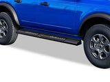 Carbon Steel + PE Step Area Both Sides Running Board-S Series 2021-2026 Ford Bronco 4-Door WB06SCA1B