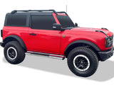 Stainless Steel + PE Step Area Both Sides Running Board-S Series 2021-2026 Ford Bronco 2-Door WB06SCA2S