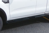 Carbon Steel + PE Step Area Both Sides Running Board-S Series 2019-2023 Ford Ranger Super Cab  (with 2 Full Size Doors and 2 Suicide Doors) WB06SCA3B