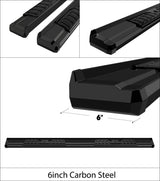 Carbon Steel + PE Step Area Both Sides Running Board-S Series 2020-2026 Ford Explorer 4-Door SUV WB06SEE2B