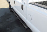 Carbon Steel + PE Step Area Both Sides Running Board-S Series 1999-2016 Ford F-250/F-350/F-450/F-550 Super Duty Crew Cab WB06SJA1B