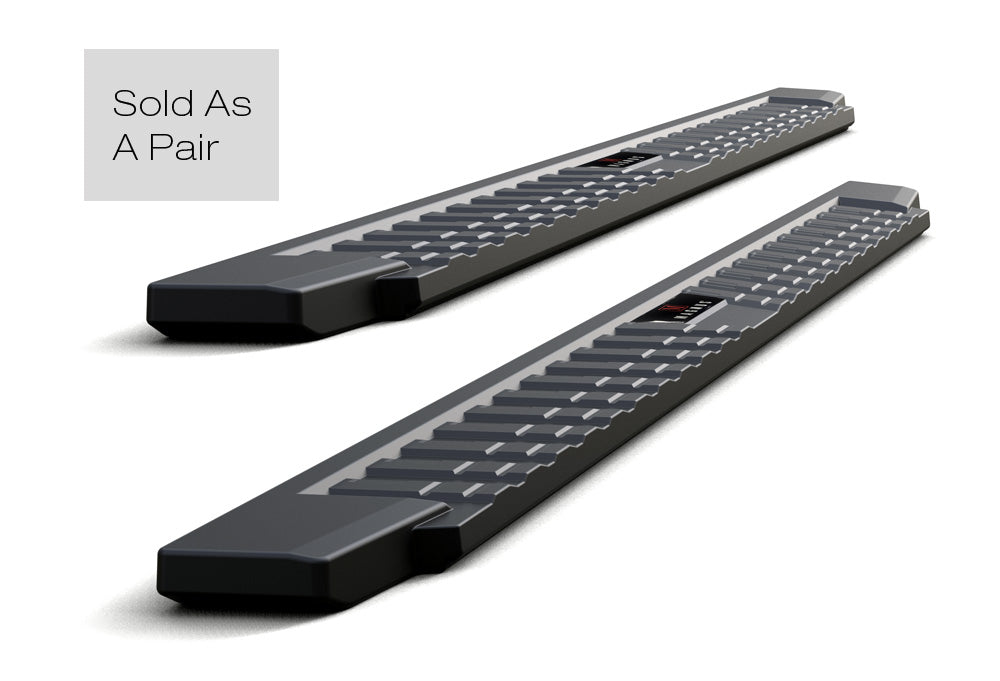 Carbon Steel + PE Step Area Both Sides Running Board-T Series 2015-2026 Ford F-150 Super Cab\ 2017-2026 Ford F-250/F-350/F-450/F-550 Super Duty Super Cab WB06TAH8B