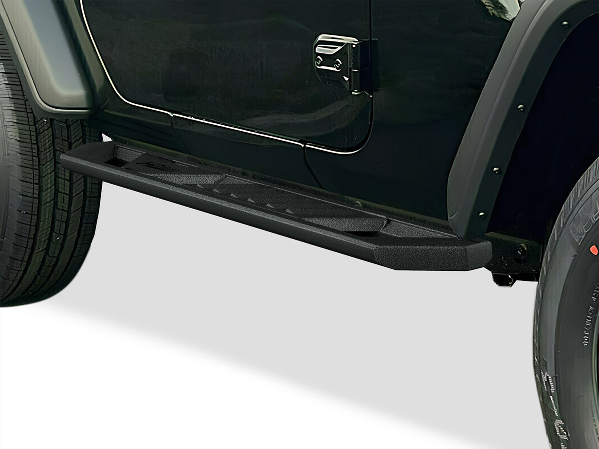 Carbon Steel Both Sides Running Board-A Series 2018-2026 Jeep Wrangler JL 2-Door WB10AAA6M