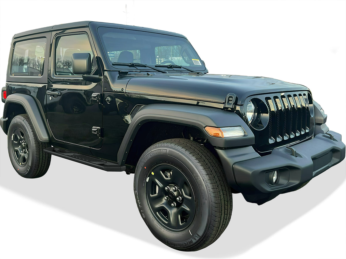 Carbon Steel Both Sides Running Board-A Series 2018-2026 Jeep Wrangler JL 2-Door WB10AAA6M