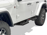 Carbon Steel Both Sides Nerf Bar DS 2018-2026 Jeep Wrangler JL 4-Door, Incl. 2021-2026 4XE WB10DAA1B