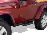 Carbon Steel Both Sides Nerf Bar DS 2007-2018 Jeep Wrangler JK 2-Door (Factory sidesteps or rock rails have to be removed) WB10DAJ6B