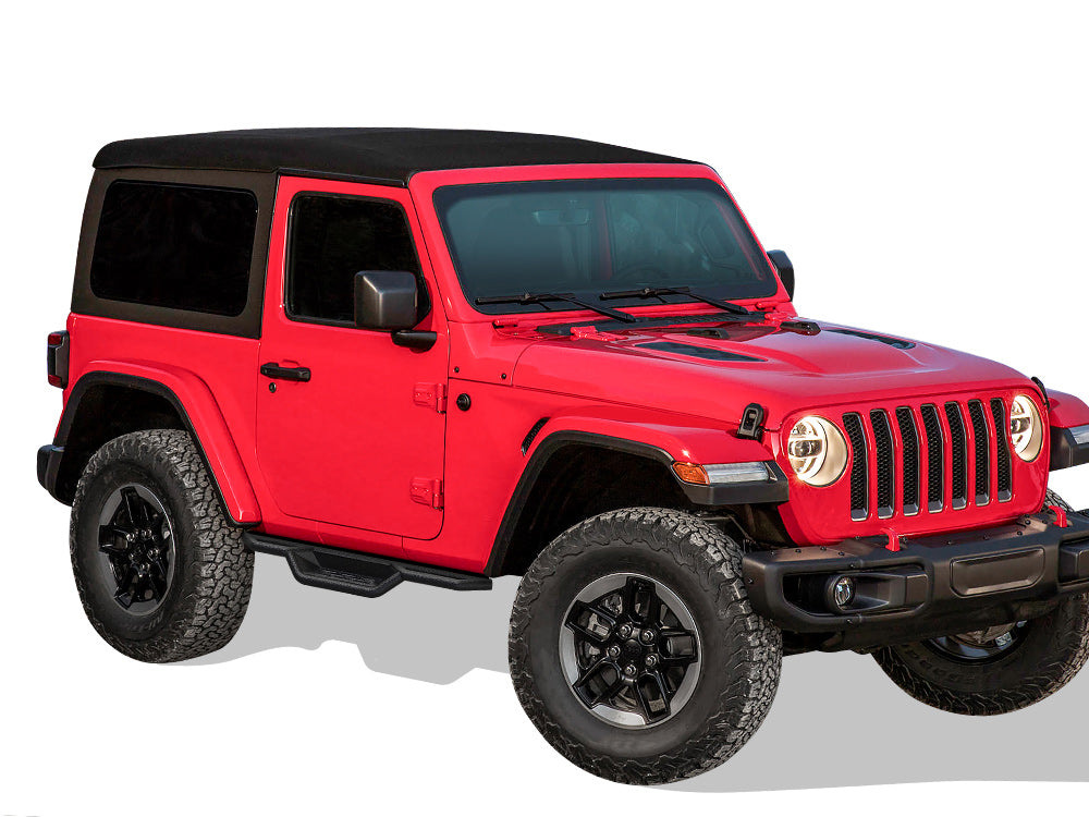 Carbon Steel Both Sides Nerf Bar 2018-2026 Jeep Wrangler JL 2-Door WB10NAA6B
